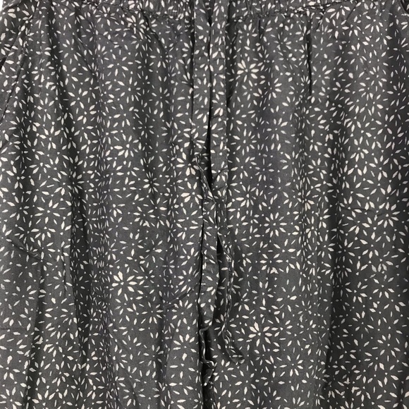 Susina Gray Dainty Floral Rayon Sleep Lounge Pants - Picture 4 of 7